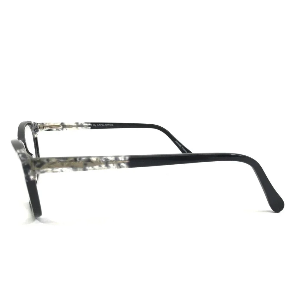 Reflections Eyeglasses Frames R777 Black Marble Cat Eye Full Rim 54-16-140